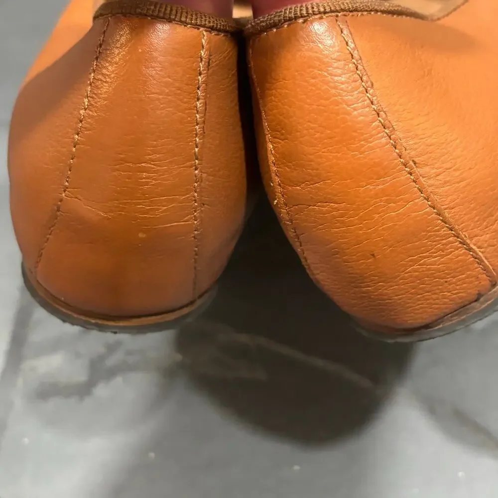 M. Gemi the Danza Tan Nappa Ballet Flat - size 36.5 (US 6)